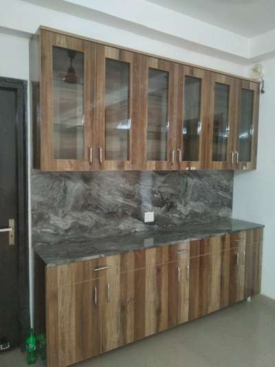 crockery unit by mk wood work and aluminium Noida