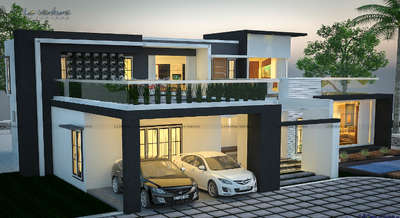#home #ContemporaryHouse #viila #Thrissur #plan #HouseConstruction