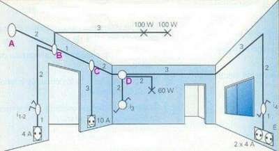 Electrical House Plan details..