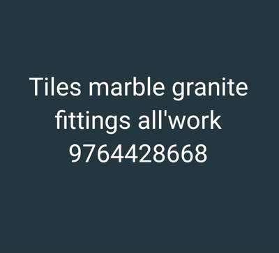 tiles flooring work