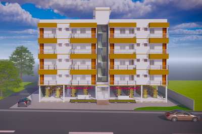shop mall and hlat house- nikamel project in kollam