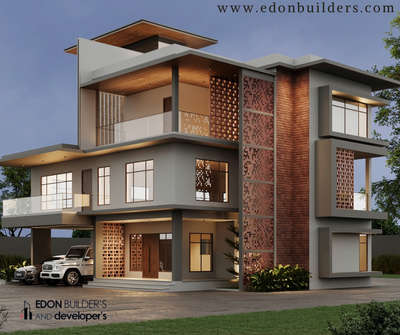 Trending Design  #Edonbuilders  #Kozhikode  #calicutdesigners  #ContemporaryHouse  #ElevationHome  #dreamhouse  #villaconstrction  #villadesign  #edon  #Architect  #architecturedesigns  #architectsinkerala