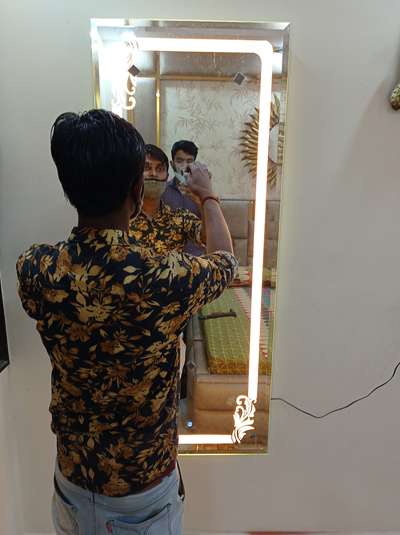 Customise your LED Mirror with 1,00,000+ Designs. 

#GlassMirror #glasswork