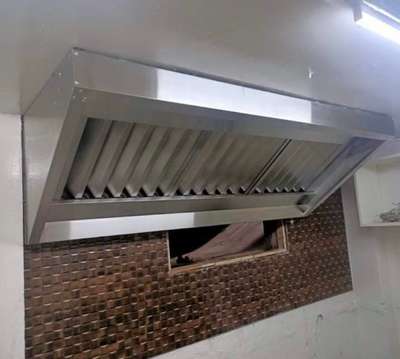 modular kitchen steel hood