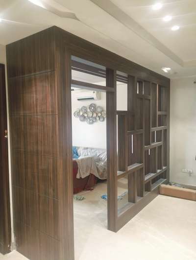 #wallpartition  #partitionwall  #partitiondesign  #Delhihome  #Delhihome  #HomeDecor  #homeowner  #PVCFalseCeiling  #pvclouver  #striplighting  #profilelights  #Delhihome