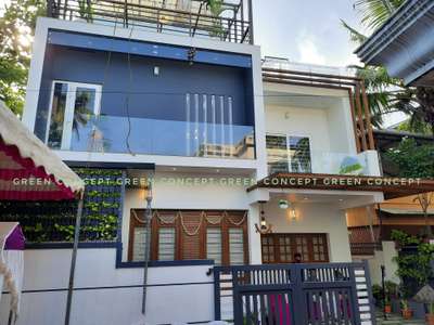 1817 sq.ft residence in 2.9 cents..

Designed and built by GREEN CONCEPT , KOLLAM...