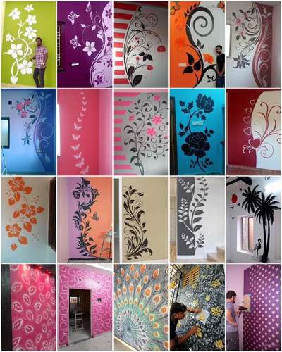 #WallDecors  #WardrobeDesigns  #Designs  #TexturePainting  #stencilsdesigns  #stencilart  #stencils  #stencil