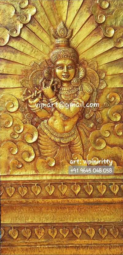 #relief  #mural solid fiber 100year life 
#lordkrishna  #mural #interior #HomeDecor #WallDecors #wall hanging