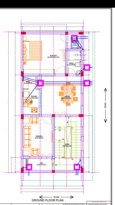 20x45north east corner.. sanitary drawing