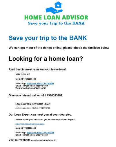 Avail best interest rates on your HOME LOAN