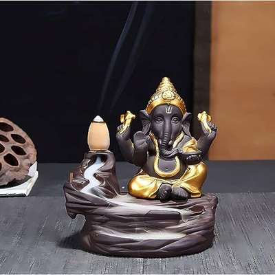 Ganesha Smoke Fountain#interior #decor #ideas #home #interiordesign #indian #colourful##incenseholder#smokefountain#gift #decorshopping