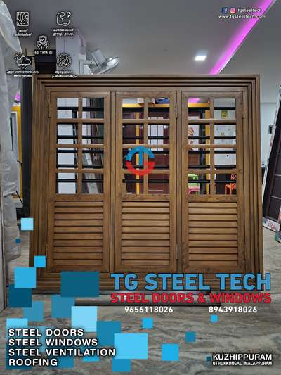 Tata gi steel 3 door french window checked design

Tg steel tech steel doors and windows

HIGH QUALITY 16 GUAGE TATA GI 
WEATHER PROOF
FIRE RESISTANT 
TERMITE RESISTANT 
ANTI CORROSIVE TREATED
MAINTENANCE FREE
ALL KERALA DELIVERY 
CUSTOM SIZES AVAILABLE

TG STEEL TECH 
STEEL DOORS
 AND WINDOWS 
KOTTAKAL, MALAPPURAM 
9656118026
8943918026

 #TATA_STEEL  #TATA #tatasteel #TATA_16_GAUGE_SHEET #FrenchWindows #WindowsDesigns #windows #windowdesign #tgsteeltechwindows #metal #furniture #SteelWindows #steelwindowsanddoors #steelwindow #Steeldoor #steeldoors #steeldoorsANDwindows #tgsteeltech
#AllKeralaDeliveryAvailible #trusted #architecture #steelventilation #ventilation #home #homedecor #industry #allkeraladelivery #interior #cheap #cement #iron #tatagalvano #16guage #120gsm #doors #woodendoors #wood #india #kerala #kannur #malappuram #kasarkod #wayanad #calicut #kochi #eranankulam #thiruvananthapuram #bedroom #kitchen #outdoor #living #staicase #roof #plan #bathroom #kollam #dining #kottay