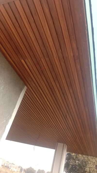 WPC CEELING  #WoodenCeiling  #customized_wallpaper  #wpccelling  #jaipur  #Hotel_interior  #Greenwall