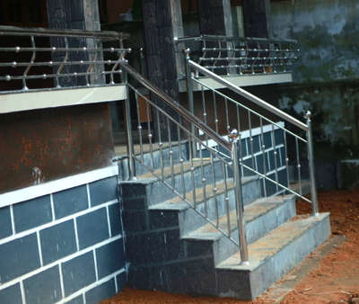 #handrail 
completed ss handrail work @trissur