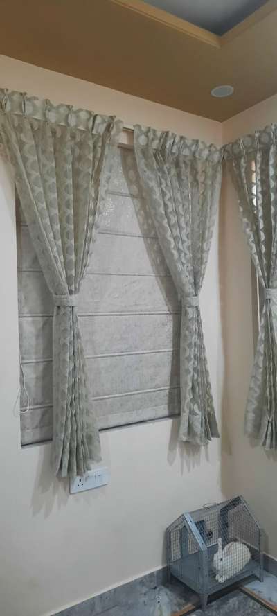 #curtains  #romanblinds  #InteriorDesigner  #HomeDecor  #no_u_cut_design  #