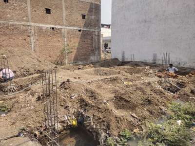 Construction Site at Dewas  #architecturedesigns #InteriorDesigner #HouseConstruction #engineering