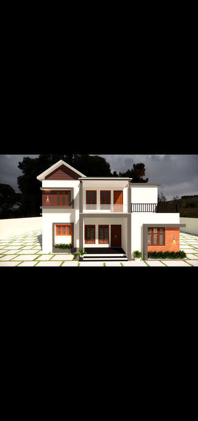 #3d #renderlovers #frontElevation #Buildingconstruction #1500sqftHouse #lowbudgethousekerala #newmodelhome #exteriordesigns #Architect #architecturedesigns  #Architectural&Interior #architectsinkerala