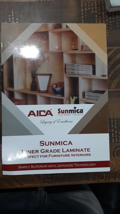 Aica 0.72mm Laminates having running design which can be use inner side of products.