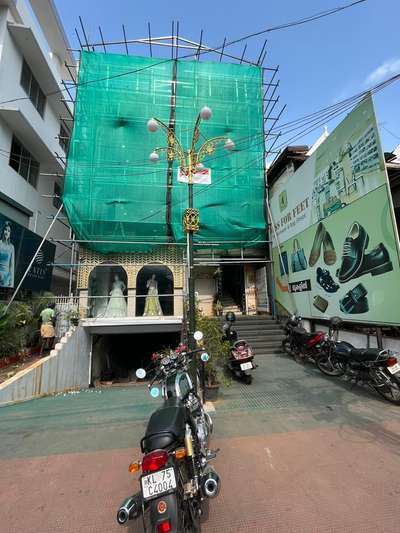 Das for feet palace road thrissur structure completed #acp_cladding #ACPCladding #acpwork #toughenedpartition #toughenedglass #toughenedglasswork