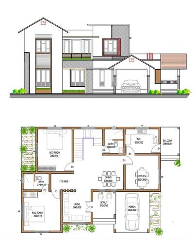 2bhk home plan