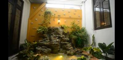 indoor waterfalls #fack rocks#chennai#tamilnadu