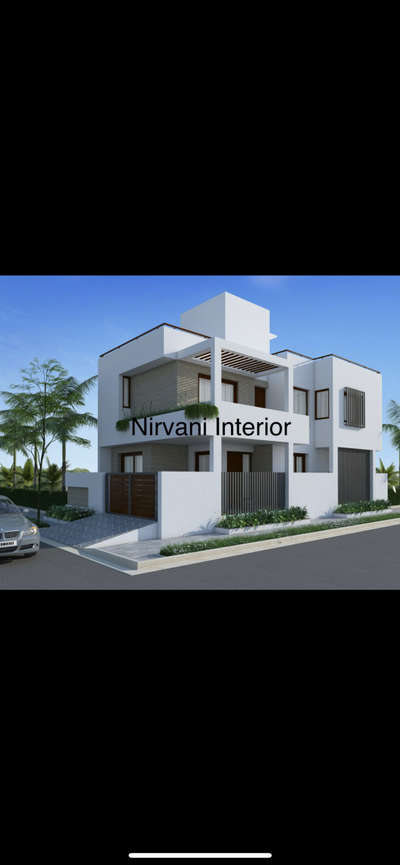 Bungalow design and interior..
 #civilwork 
 #InteriorDesigner 
 #ElevationDesign