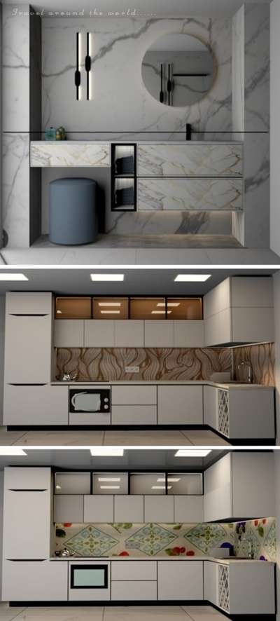 3d #InteriorDesigner #modularkitchen#3d#tvunit#furniture