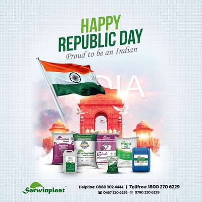 Happy republic day
sarwinplast HD-MR gypsum plastering
ph:9633595554