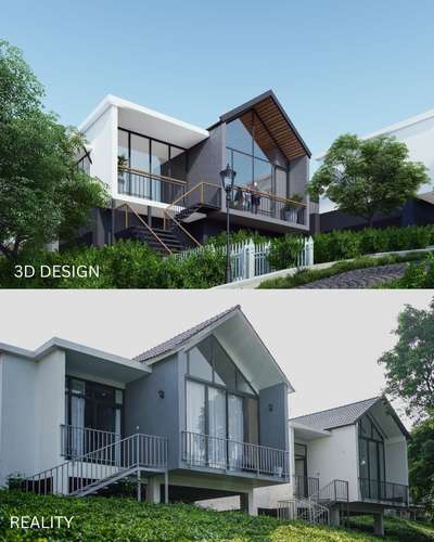 3D vs reality, era architects can fulfill your dream design into reality beyond expectation....✨ 






 #HouseDesigns  #architecturedesigns  #resort #waynad  #Designs