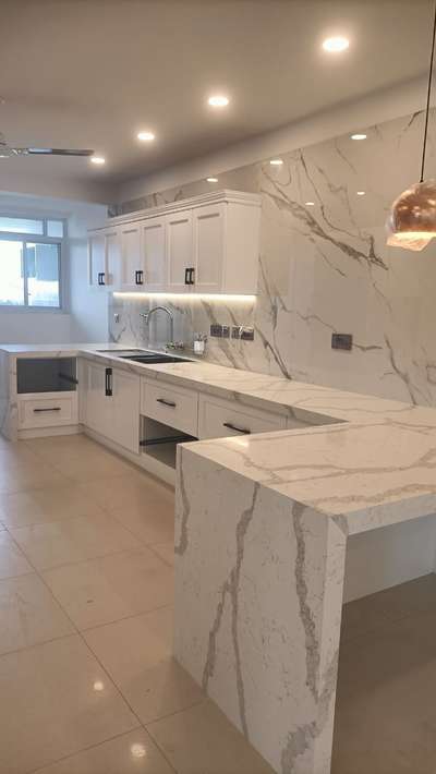 For modern kitchen counter top please message we provide highly qualified workers also