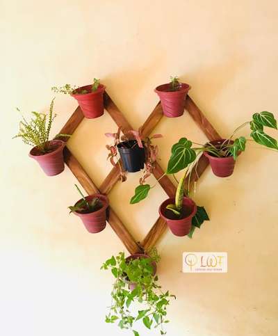 wooden wall planter stand  #IndoorPlants  #planterbox  #planter