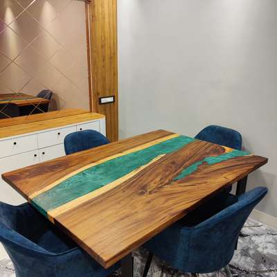 Epoxy dining table#resin table#river table#epoxy resin dining table