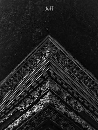 The image shows an intricately carved Balinese roof detail, a hallmark of traditional Balinese architecture. The craftsmanship highlights floral and natural motifs, which symbolize harmony between humans, nature, and the divine. These ornate wooden carvings are often found in temples and traditional pavilions, serving both as decoration and as a spiritual expression. The symmetrical patterns and fine detailing reflect Bali’s deep-rooted artistic traditions, where architecture is not just functional but also a sacred form of cultural storytelling.

 #traditionalarchitecture #keralaarchitecture  #RoofingDesigns #WoodenCeiling #woodenroof #baliarchitecture #woodencarving #photography #architecturephotography #Architect #architectsinkothamangalam #kothamangalam
