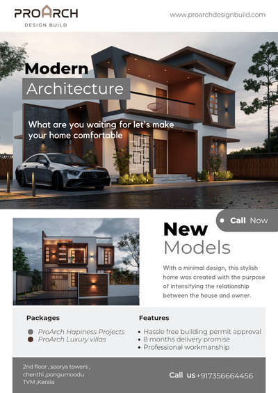 THE MODERN ARCHITECTURE
by ProArch Designs Build
.
.
 #Architect #architecturedesigns #elevations #modernhome #moderndesign 
#fronthome #LandscapeGarden #marketingdigital #poster #HomeDecor #SmallHouse
