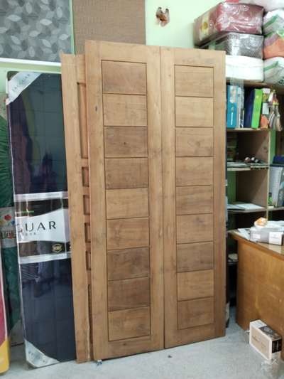 teak double door