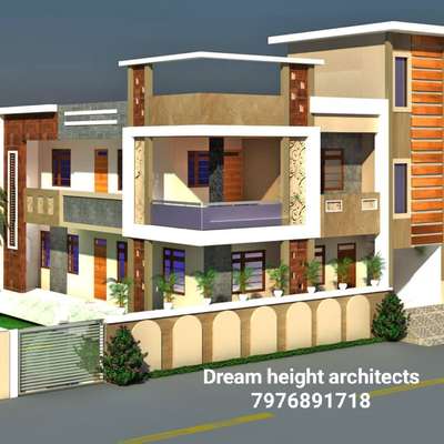 Residential project...plan and design by Dream height architects. work in progress in Tonk district.
Contact us on -7976891718