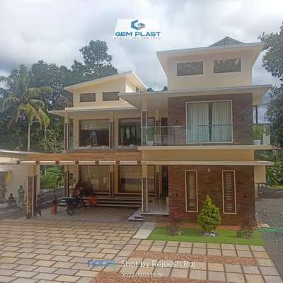 Gemplast Gypsum Plaster Finished site at Pathanamthitta...