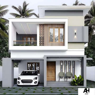 Contemporary elegance meets thoughtful design in this striking square-shaped 4BHK home. Clean lines and bold geometry create a distinctive presence, while carefully planned interiors offer both luxury and functionality. Every room tells its own design story while maintaining a cohesive aesthetic throughout. Experience modern living redefined.✨🏡 
 #dreamhomes #ahorainteriors #4BHKHouse #4bhk  #HomeDecor  #InteriorDesigner
