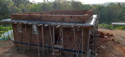 Laterite Masonry above lintel at iritty. #PROSPECTIVEBUILDERS  #HouseDesigns  #HouseConstruction  #CivilEngineer