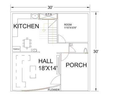 1rs/sqft me Modern Planning karvaye  #2d #2dplanning #floorplan