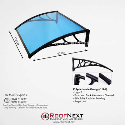 Polycarbonate Canopy Bracket