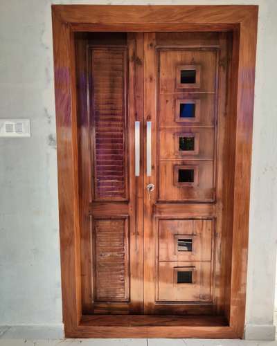 Modern front door
 #DoubleDoor #FrontDoor #frontdesign #fronthome