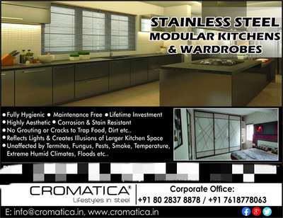 Modular KITCHEN'S Stainless Steel with lifetime warranty