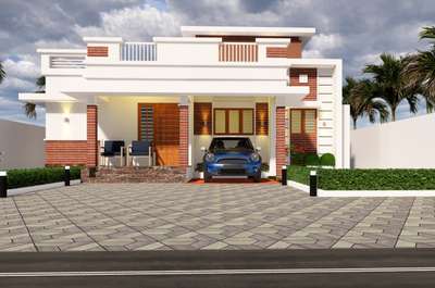 2 bedroom house design. Total area 1200 sqft.
#2bedroom #2BHKPlans #2BHKHouse #simplehome #budgethomeplan