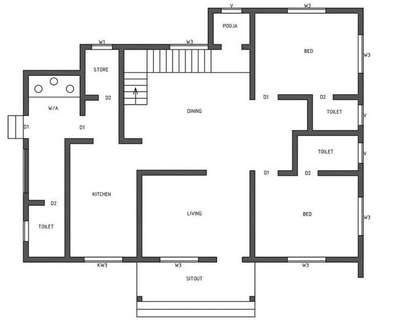 2BHK HOUSE PLAN
 #plan #2BHK #FloorPlans #HouseDesigns #SmallHouse #houseplan  #houseplan