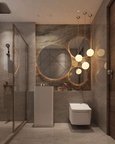 Toilet Design...!!
#jitinguptaarchitects #jga #interiors  #interiordesigning #HouseRenovation #Colours #FalseCeiling #architecture  #furnituredesign #balance #luxury #HomeDecor #diningarea #diningroomdecor #profilelight #magneticlights #toiletinterior #toiletinspiration #backlitmirror