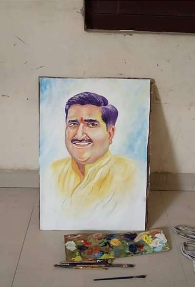 color portrait painting work for orders online .. Wattup 7292031728