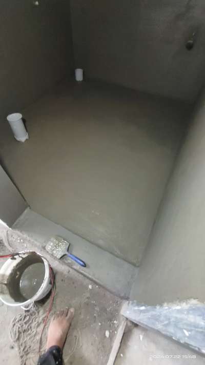 Bathroom water proofing.TREMCO Vandex BB 75 sqft 55-60