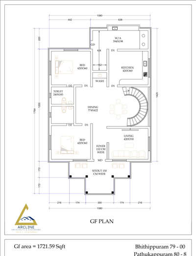 #HouseDesigns  #FloorPlans  #groundfloorplan