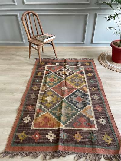 wool and jute kilim Dhurries rug india floor covering wool carpet
 #dhurrie  #rugs  #Carpet  #floormat  #Mattresses  #kilimrug  #HomeDecor  #LivingroomDesigns